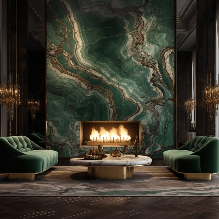 Luxury contemporary interior with refined architectural finishes