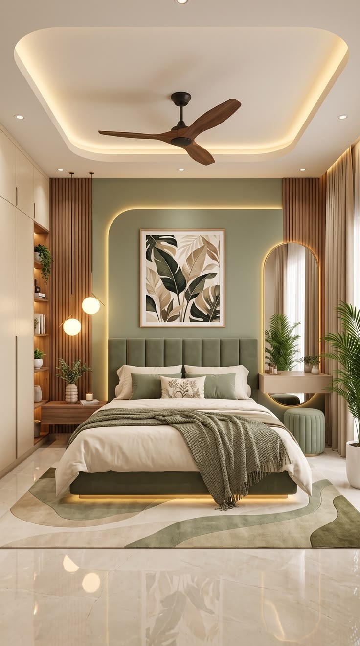 Luxury bedroom interior