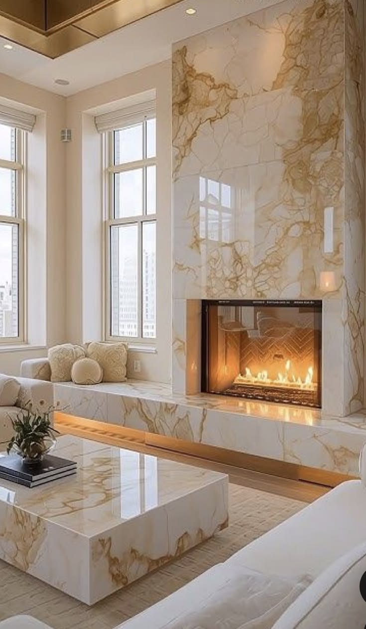 Sophisticated residential interior with premium decorative finishes