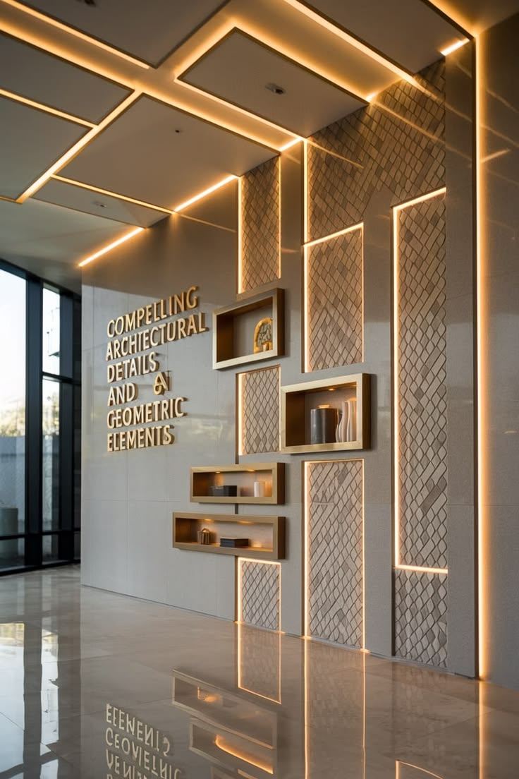 Elegant modern interior with premium furniture and finishes
