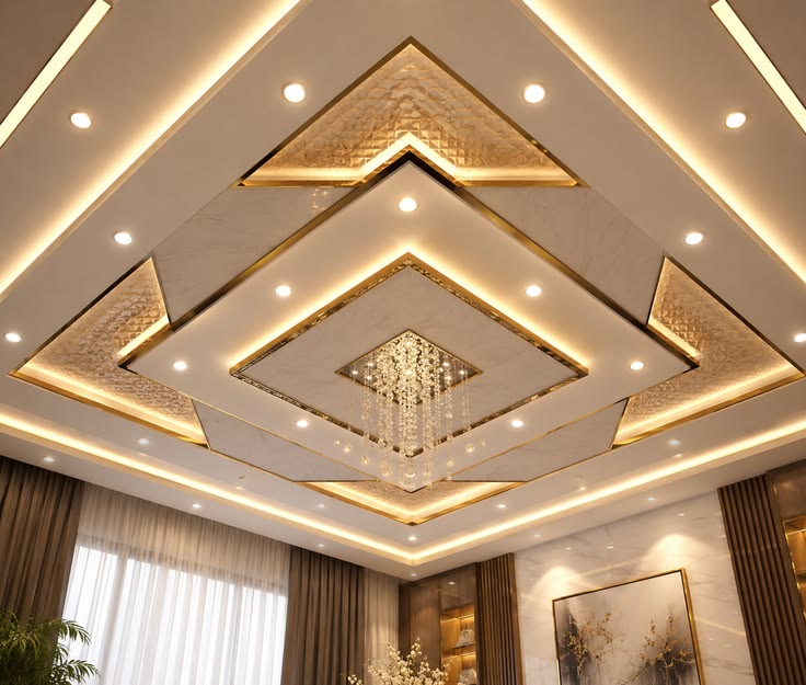 Premium contemporary interior with modern architectural details